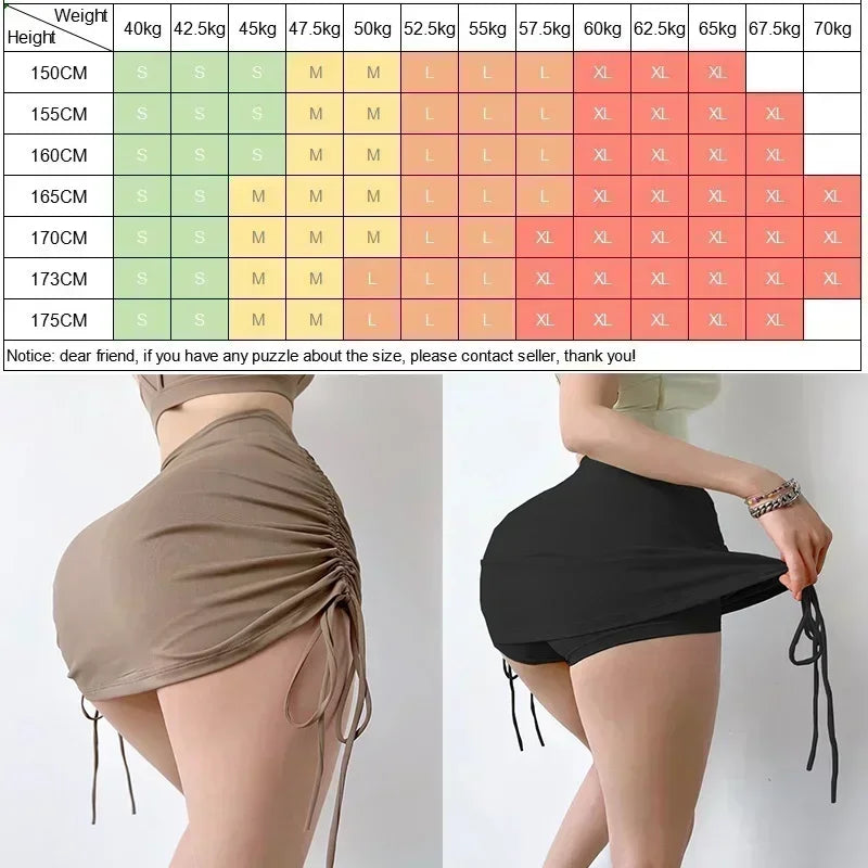 Cloud Hide Home Dancing Sports Skirt Tennis Skirts Women Workout Cycling Fitness Shorts High Waist Quick Dry Running Sport Skort
