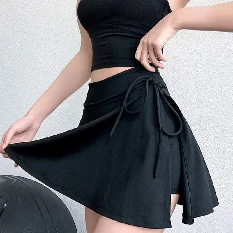 Cloud Hide Home Dancing Sports Skirt Tennis Skirts Women Workout Cycling Fitness Shorts High Waist Quick Dry Running Sport Skort