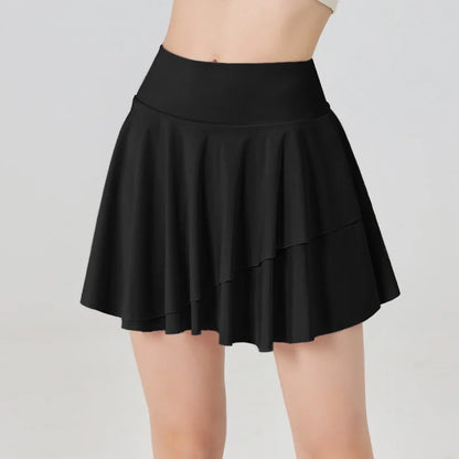 Cloud Hide Home Dancing Sports Skirt Tennis Skirts Women Workout Cycling Fitness Shorts High Waist Quick Dry Running Sport Skort
