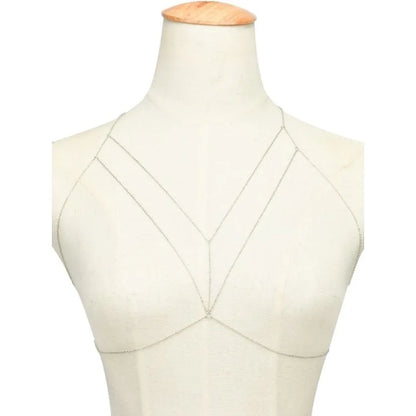 Women New Fashion Accessories Simple Chain Clothing Geometric Plain Chain Sexy Body Chain BD7045